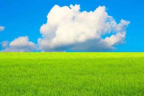 Blue sky with cloud closeup Stock Photos