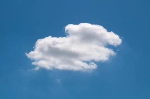 Blue sky with cloud closeup. Stock Photos