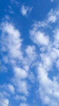 Blue sky with cloud a day Stock Photos