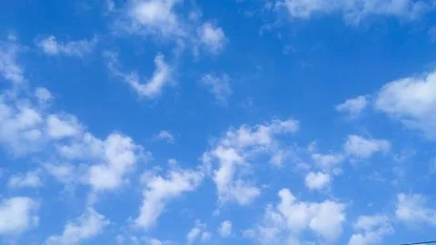 Blue sky with cloud a day 스톡 사진