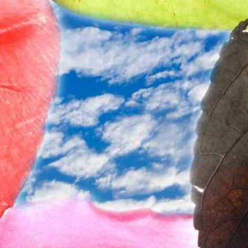 Blue sky with cloud Foto stock