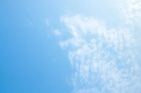 Blue sky with cloud Stock Photos