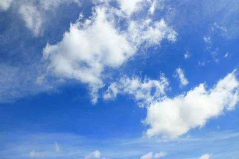 Blue sky with cloud Foto stock