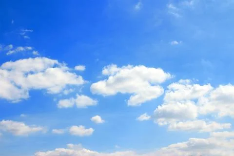 Blue sky with cloud Stock Photos