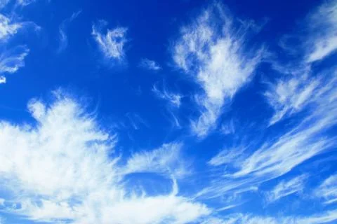Blue sky with cloud Stock Photos