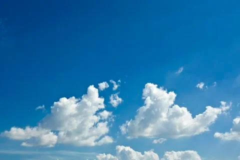 Blue sky with cloud Stock Photos