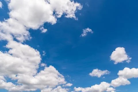 Blue sky with cloud Stock Photos