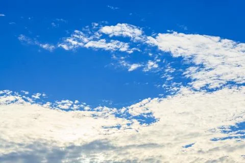 Blue sky with cloud Stock Photos