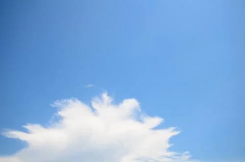 Blue sky with cloud Stock Photos