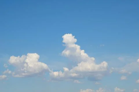 Blue sky with cloud Stock Photos
