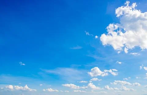 Blue sky with cloud Stock Photos
