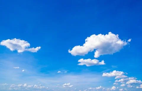Blue sky with cloud Stock Photos
