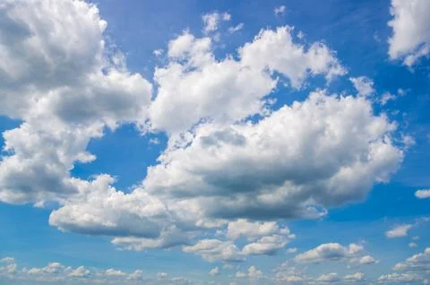 Blue sky with cloud Stock Photos