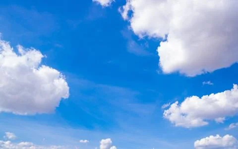 Blue sky with cloud Stock Photos
