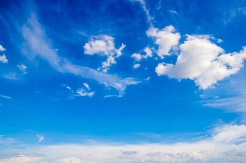 Blue sky with cloud Foto stock