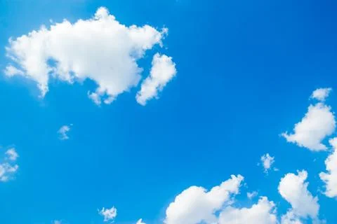 Blue sky with cloud Stock Photos