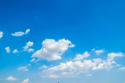 Blue sky with cloud Stock Photos