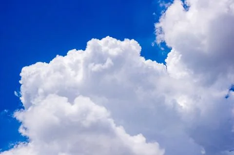 Blue sky with cloud Stock Photos