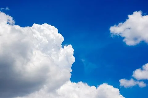Blue sky with cloud Stock Photos