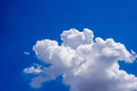 Blue sky with cloud Stock Photos