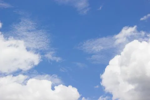 Blue sky with cloud Stock Photos