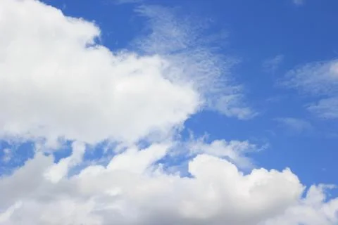 Blue sky with cloud Stock Photos
