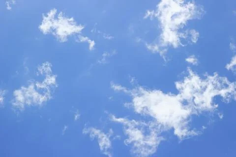 Blue sky with cloud Stock Photos