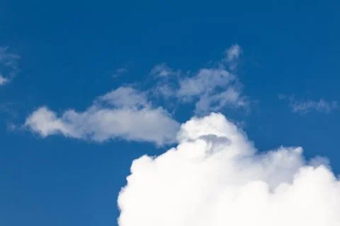 Blue sky with cloud Stock Photos