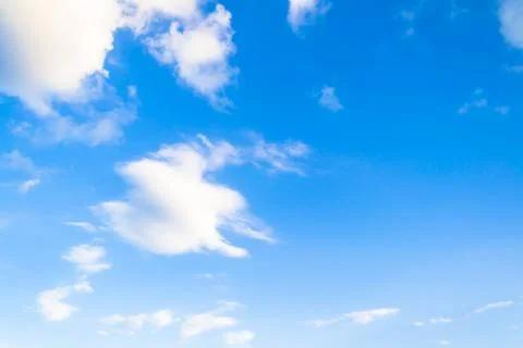 Blue sky with cloud Foto stock