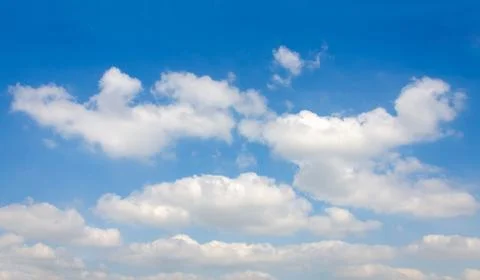 Blue sky with cloud Foto stock