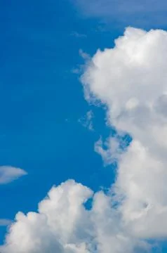 Blue sky with cloud Stock Photos
