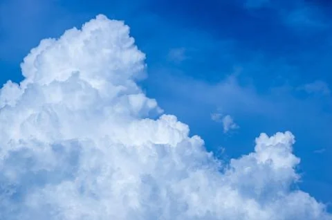 Blue sky with cloud Stock Photos