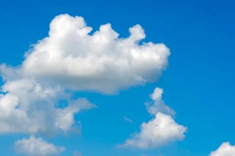 Blue sky with cloud Stock Photos