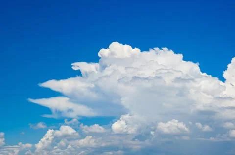 Blue sky with cloud Stock Photos