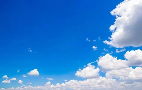 Blue sky with cloud Stock Photos