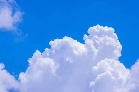 Blue sky with cloud Stock Photos