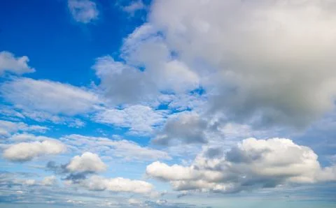 Blue sky with cloud Stock Photos
