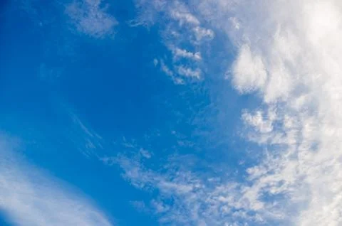 Blue sky with cloud Stock Photos