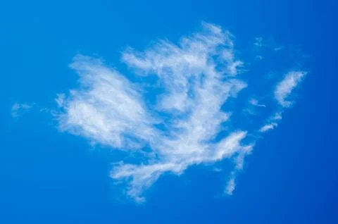 Blue sky with cloud. Stock Photos