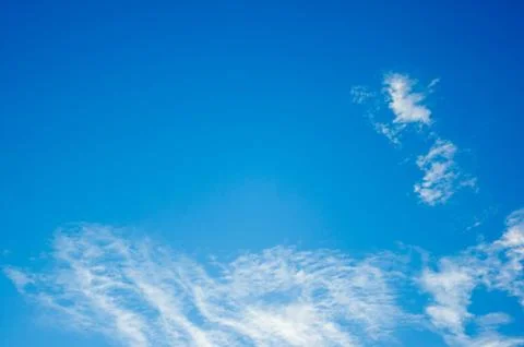 Blue sky with cloud. Stock Photos