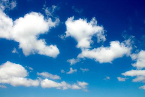 Blue sky with cloud Stock Photos