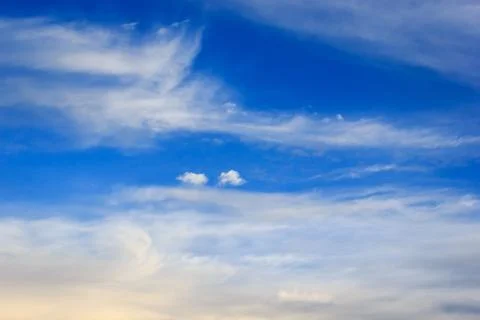 Blue sky with cloud Stock Photos