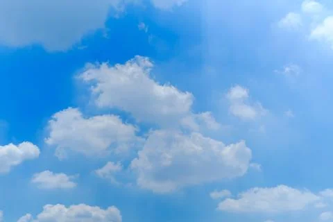 Blue sky with cloud Stock Photos