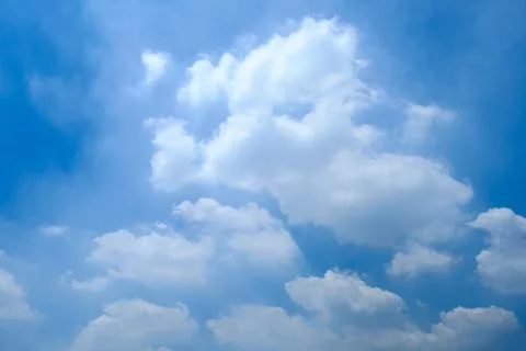 Blue sky with cloud Foto stock