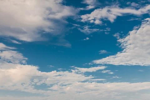 Blue sky with cloud Stock Photos