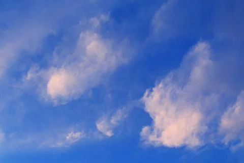Blue sky with cloud Stock Photos
