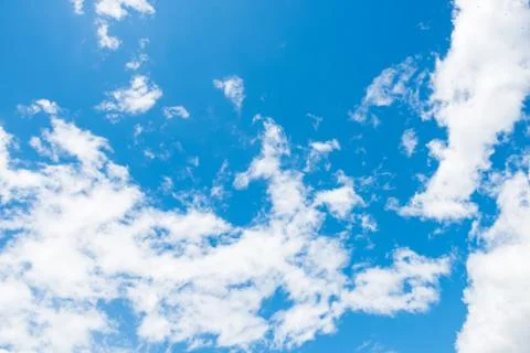 Blue sky with cloud Fotos Stock