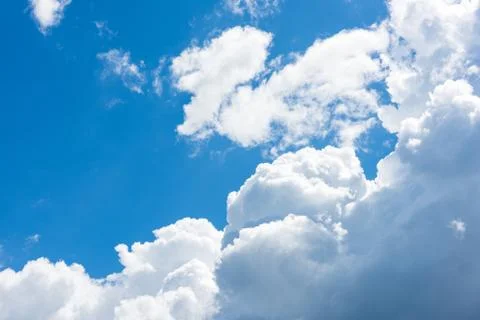 Blue sky with cloud Fotos Stock