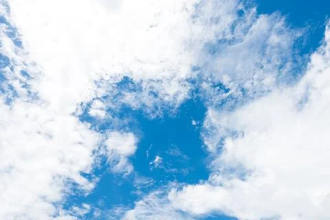 Blue sky with cloud Stock-Fotos