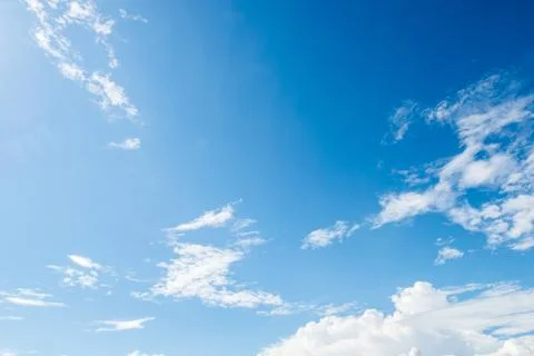 Blue sky with cloud Stock Photos
